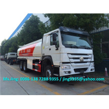 Made in China 20-25KL capacity fuel tank truck with 4 compartments on sale in Nigeria